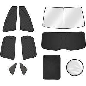 FIILINES 8PCS Car Window Shades for Honda CR-V CRV 2023-2025 Accessorie Double Layer Car Side Full Windows Rear Triangular Windshield Sun Shade 100% UV Rays & Privacy Protection in Kuwait