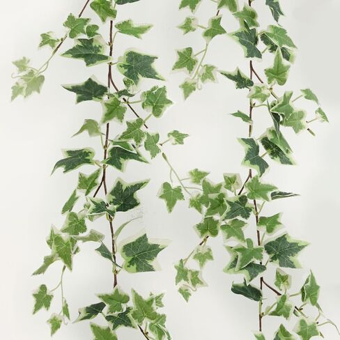 4 Strands Fake Plants Artificial Vine Ivy 71 "Fake Vine Silk Green Leaves Faux Hanging Plant Greenery for Bedroom Home Wall Party Wedding Arch Apartment Room Decor (Ivy) in Saudi Arabia