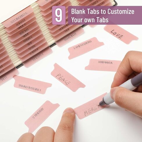Mr. Pen- Bible Tabs, 75 Tabs, Transparent Olive Green Laminated Bible Tabs for Women and Men, Bible Tabs for Study Bible Index Tabs, Bible Labels Tabs, Mr Pen Bible Tabs for Women Study Bible in Saudi Arabia