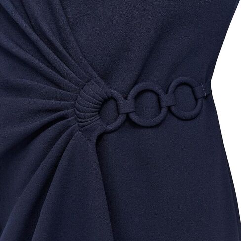 DKNY نساء قصير الأكمام جوهرة العنق غمد الفستان الصغير in Kuwait