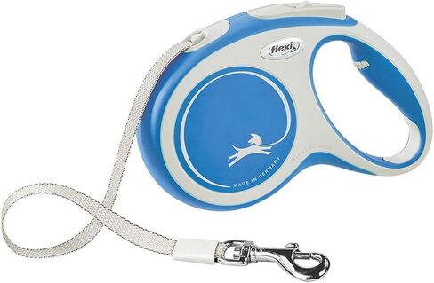 Flexi New Comfort Tape Gray & Blue Large 5M Card Card Leash/Lead للكلاب التي تصل إلى 60 كجم/132 رطل in Kuwait