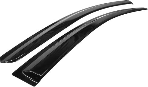 Window Visors Compatible with 2008-2017 Mitsubishi Lancer & Evo, Acrylic Smoked Aero JDM Deflectors Stick On by IKON MOTORSPORTS in Saudi Arabia