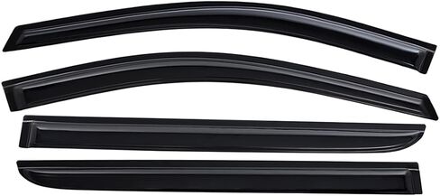 Lightronic Extra Deaning Outso Mount Auto Vent Window ، يناسب 2008-2010 هوندا أوديسي ، واقي أمطار حماية الأشعة فوق البنفسجية ، نزيهة الرياح الأصلية ، التثبيت السهل ، 4-PCS in Saudi Arabia