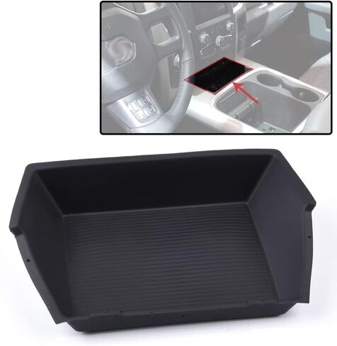 Cheda Front Console Console Mat Insert Rubber متوافق مع Dodge RAM 1500 2015-2019/ RAM 2500 2016-2017 Center Center Console MAT 5VC95DX9AB ، 5VC95DX9AA in Saudi Arabia