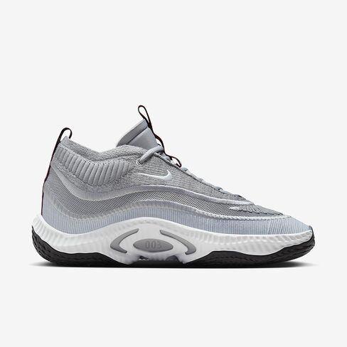 Nike Cosmic Unity 3 Basketball Shoes (DV2757-005 ، Flat Silver/Varsity Red/Cement Gray) Size 11 in Saudi Arabia