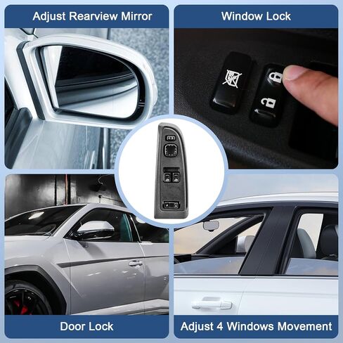 15883318 Power Window Switch with Bezel for 2003-2007 Chevy Silverado & GMC Sierra 1500 2500 3500, Front Driver Side Master Window Switch, 920-023 DWS-226 in Saudi Arabia