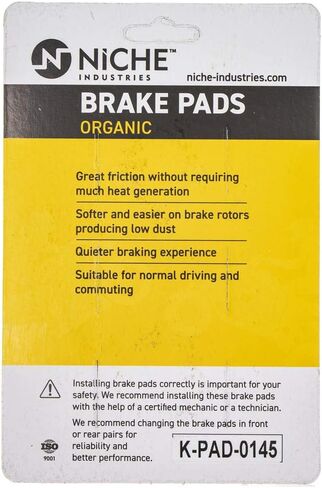 NICHE Parking Brake Pad Set for Yamaha 5B4-25806-00 BG4-25806-00 Alloy Steel Organic in Saudi Arabia