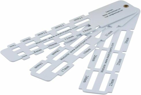 Ewatchparts Watch Band Strap & Lug Measuring Ruler Gauge Compatible with 6mm to 30mm Tool Compatible with Invicta in Saudi Arabia