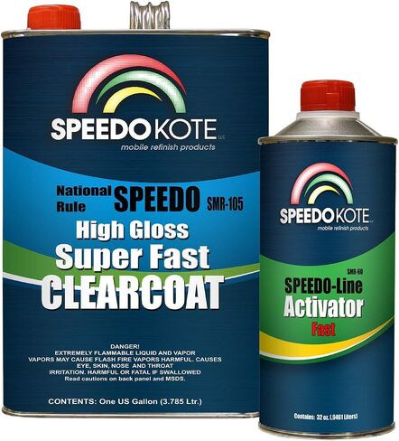 Mobile Refinish Clear Coat High Gloss Super Fast Clearcoat Gallon Kit SMR-105/60. in Saudi Arabia
