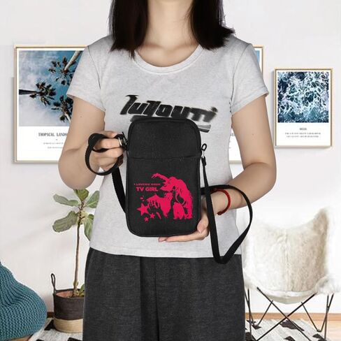 TOBGBE TV G Band Merch TV G Lovers Rock Inspired Crossbody Bag TV Girl Gift Music Merchandise For Album in Saudi Arabia