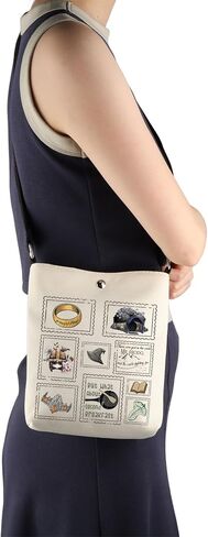 VAMSII Lord Rings Movie Merch Rings Fantasy Movie Crossbody Bag Movie Fans Inspired Gift Movie Lovers Gift in Saudi Arabia