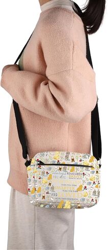WSNANG Beauty Movie Inspired Gifts Beauty Princess Crossbody Bag Beauty Princess Lover Shoulder Bag Fairy Tale Flower Gift in Saudi Arabia