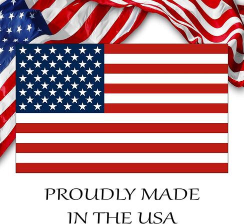 US United States of America USA Flag Car Truck Window Decal Sticker Patriotic Auto Bumper Vinyl for Car Truck (3x5 Inch) in Saudi Arabia