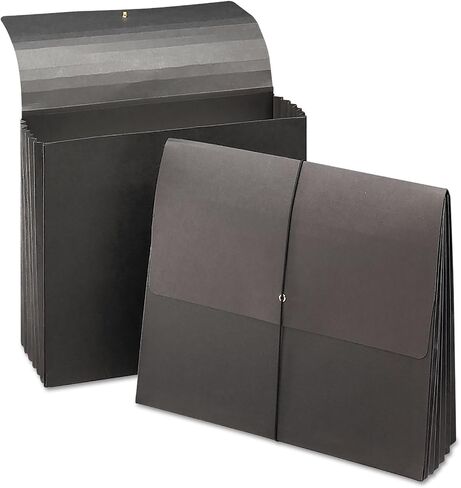Smead Expanding File Wallet, Flap and Cord Closure, 5-1/4" Expansion, Extra Wide Letter Size, Redrope, 10 per Box (71186) in Saudi Arabia