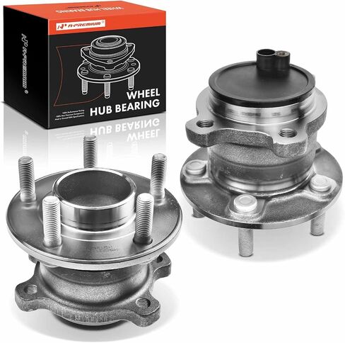 A-Premium 2 x Rear Wheel Bearing and Hub Assembly with 5-Lug Compatible with Ford Transit Connect 2014 2015 2016 2017 2018 in Saudi Arabia
