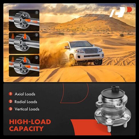A-Premium 2 x Rear Wheel Bearing and Hub Assembly with 5-Lug Compatible with Ford Transit Connect 2014 2015 2016 2017 2018 in Saudi Arabia