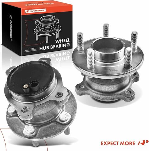 A-Premium 2 x Rear Wheel Bearing and Hub Assembly with 5-Lug Compatible with Ford Transit Connect 2014 2015 2016 2017 2018 in Saudi Arabia