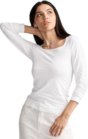 Jockey Women's Activewear Organic Cotton Stretch Long Sleeve Top in Saudi Arabia