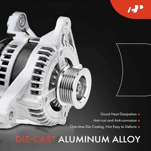 A-Premium Convaliater متوافق مع Dodge RAM 1500 07-08 ، Durango 07-09 ، Dakota 08-10 & Ram Dakota 2011 & Mitsubishi Raider ، 3.7L 4.7L ، 12V 136A CW 6-Grove Pulley ، استبدال# 421000-0591 ، 421000-0430 in Saudi Arabia