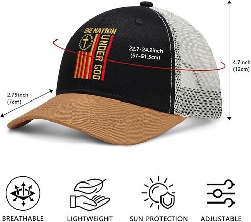 قبعة البيسبول للنساء والرجال ، قبعة سائق الشاحنة القابل للتعديل شحنة التنفس Snapback Cap Cap Hat Vintage Vintage in Kuwait