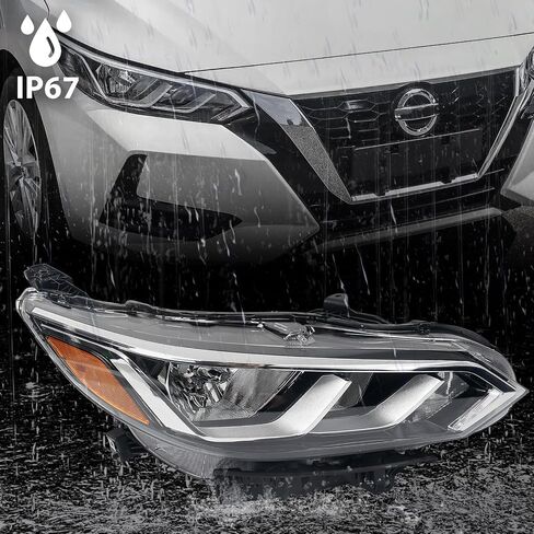 تجميع المصباح LED LED LED مناسب لـ Nissan Sentra S/SV 2020 2021 2022 LH PRESSION OE ASSER PRESSION NI2502277 Left Driver Side in Kuwait