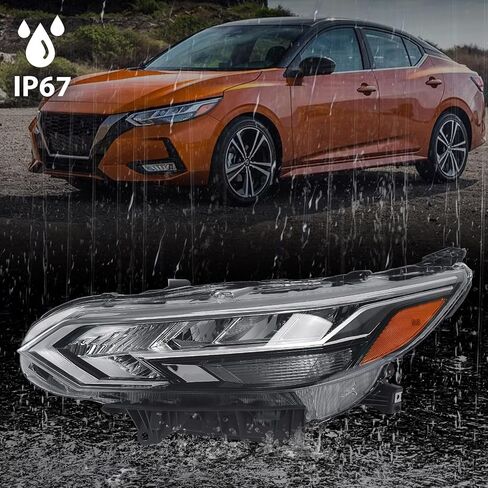 تجميع المصباح LED LED LED مناسب لـ Nissan Sentra S/SV 2020 2021 2022 LH PRESSION OE ASSER PRESSION NI2502277 Left Driver Side in Kuwait