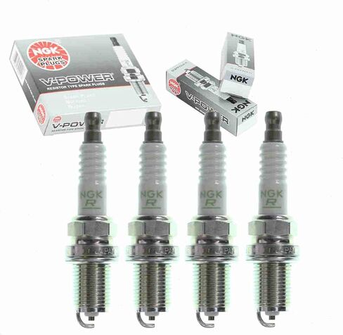 4 PC NGK V-Power Sparks توافق مع Scion TC 2.4L L4 2005-2010 in Saudi Arabia