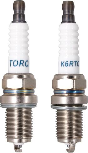 2PK Torch K6RTC SPACK SLUP استبدال لـ NGK BKR5E-11 V-LINE 33 BKR6E BKR6ES FR6E-D SILP FACK ، لسدادات Spark K20PR-U Denso ، لسد Spark DR15YC السريع ، لسدادات البطل RC10YC Spark ، OEM ، OEM ، OEM in Saudi Arabia