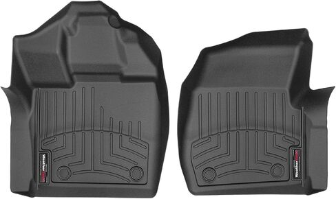 WeatherTech Custom Fit FloorLiners for Ford F-150-1st Row (449521V), Black in Saudi Arabia
