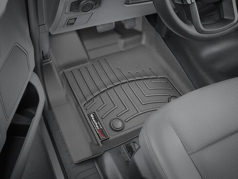 WeatherTech Custom Fit FloorLiners for Ford F-150-1st Row (449521V), Black in Saudi Arabia