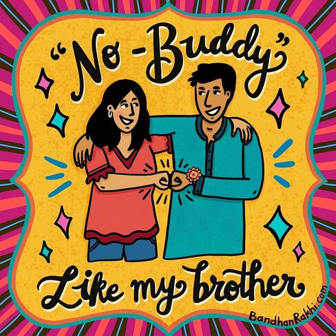 Rakhi for Brother with gift set | Rakhi gift set includes chocolate, roli chawal and magnet card in Saudi Arabia