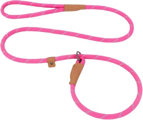 Slip Lead Dog Leash, Reflective Mountain Climbing Rope Leash, Dog Training Leash – 5FT, 2 Sizes (Medium, Turquoise) in Saudi Arabia