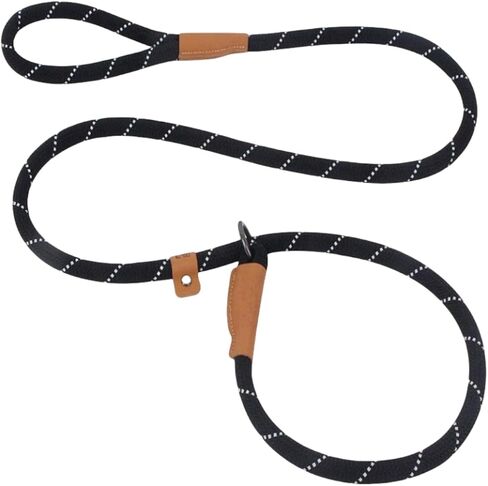 Slip Lead Dog Leash, Reflective Mountain Climbing Rope Leash, Dog Training Leash – 5FT, 2 Sizes (Medium, Turquoise) in Saudi Arabia
