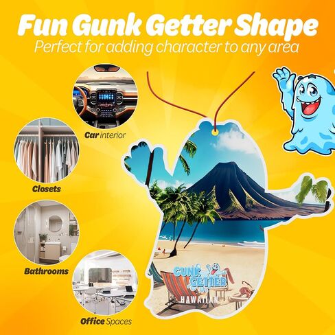 Car Air Fresheners- Long Lasting Scent, Odor Eliminator, Home Essentials, Fresh Fragrance- 96 Pack- Hawaiian in Kuwait