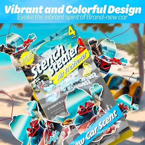 Car Air Fresheners- Long Lasting Scent, Odor Eliminator, Home Essentials, Fresh Fragrance- 96 Pack- Hawaiian in Kuwait