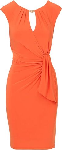 Adrianna Papell Women's Keyhole Jersey Short Dress in Saudi Arabia