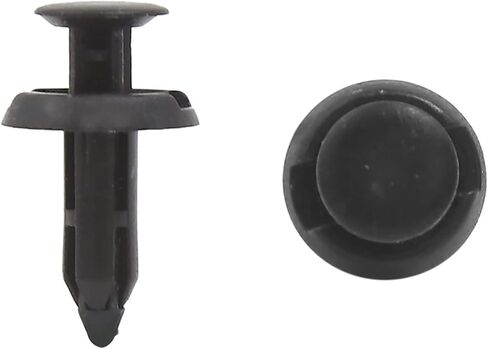 Uxcell 100pcs 6mm Hole Dia Clips Plastic Push Type Prochet Retainer Fastener Pumper Pin in Saudi Arabia