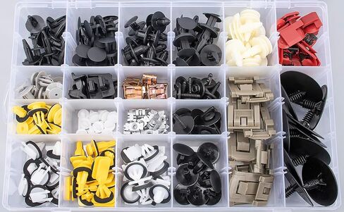 Oautoo 200pcs لـ Chevy Silverado 2014-On Body Interior and Extener Retainer Clip Clip Cover Cover Cover Fender Liner Door Door Planers ، in Saudi Arabia