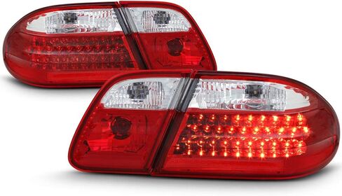 Acanii-لعام 1996-2002 Mercede-Benz W210 E300 E320 E430 E55 Red Clear LED LED LIGH in Saudi Arabia
