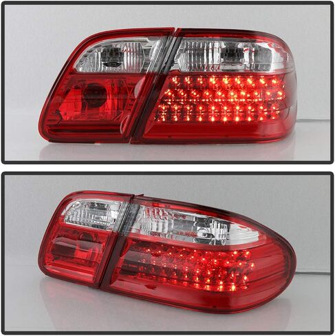 Acanii-لعام 1996-2002 Mercede-Benz W210 E300 E320 E430 E55 Red Clear LED LED LIGH in Saudi Arabia