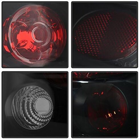 AKKON - For 1999-2004 Chevy Silverado Sierra Stepside Model Black Bezel Tail Lights Rear Brake Driver/Passenger Lamps in Saudi Arabia