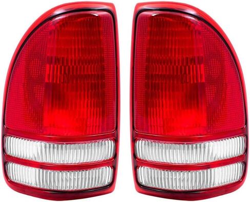 EPIC LIGHTING Halogen Replacement Spec Tail Lights Compatible with DODGE 97-04 DAKOTA [ CH2800126 CH2801126 55055113 55055112 ] Pair in Saudi Arabia