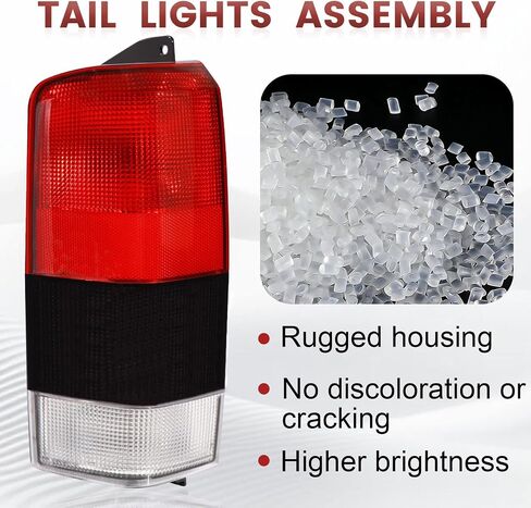 Tail Lights Assembly Compatible with 1997-2001 Jeep Cherokee, Rear Light Taillights Replacement # CH2800128 CH2801128 in Kuwait