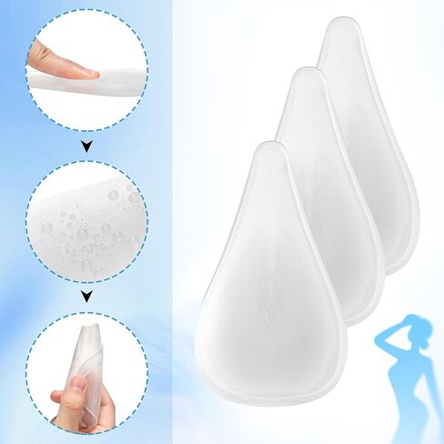Geyoga 8 Pcs Camels Pads Toes Concealer Seamless Hider Reusable Silicone Anti Camels Cover Insert Guard for Women Girls in Kuwait