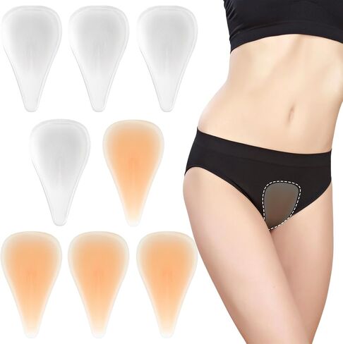 Geyoga 8 Pcs Camels Pads Toes Concealer Seamless Hider Reusable Silicone Anti Camels Cover Insert Guard for Women Girls in Kuwait