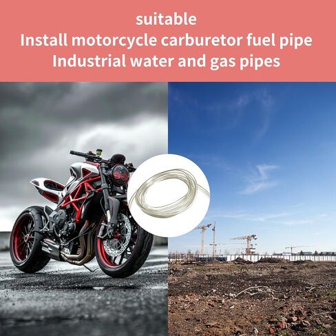Fuel Vent Line Hose Petrol Gas Oil Tube Pipe,118.1 Inches Long 0.2 Inches Id 0.31 Inches Od Motorcycle Carburetor Fuel Pipe Universal For Atv Dirt Bike Go Kart Moped Pocket Bike (Blue) in Kuwait