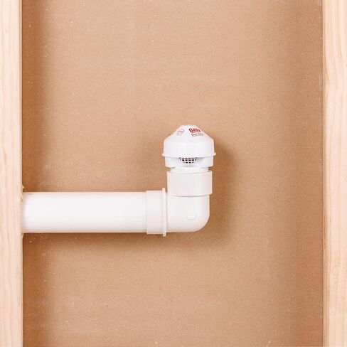 Oatey 39228 1.5 "6 DFU Sure-Vent AAV مع محول PVC ، 1.5 بوصة ، أبيض in Kuwait