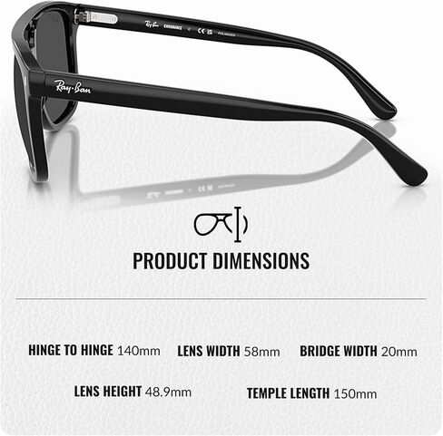 Ray-Ban RB2213CH Chromance squre شكل نظارة شمسية مع حزمة مجموعة النظارات الرسمية in Saudi Arabia