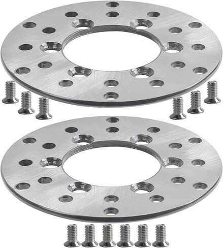 GO KART HYRALIC FORT FOOR BAKE TWIN DIRCAN CARDARS ASSEMBLY لـ DIY UTV ATV 4 Wheeler Quad Go Kart GOLF CART 4WD - تشمل الدوارات ، والمفاصل التوجيهية ومراكز العجلات (4 مسمار) in Kuwait