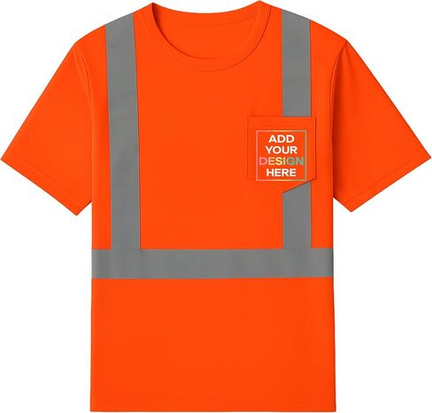 قميص عاكس Hi Vis Custom للرجال ، قمصان فتيان الرطوبة ، Hi رؤية ANSI 107 فائدة بناء أعمال السلامة in Kuwait